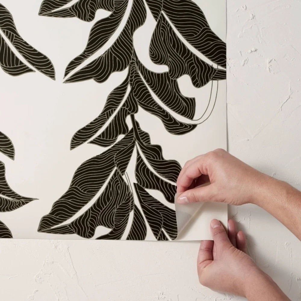 2!!!! JUNGALOW x OPALHOUSE NEW Botanical leaf peel and stick wallpaper